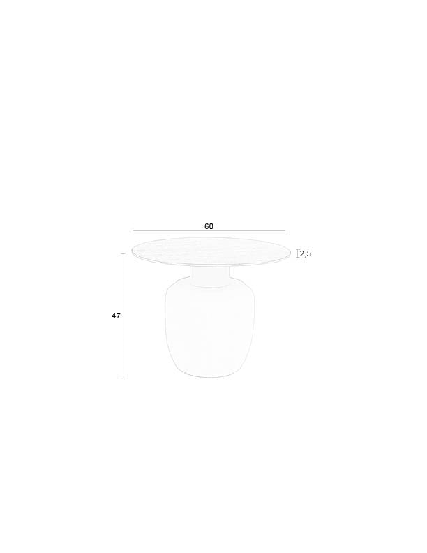 Karula Bijzettafel Hoog